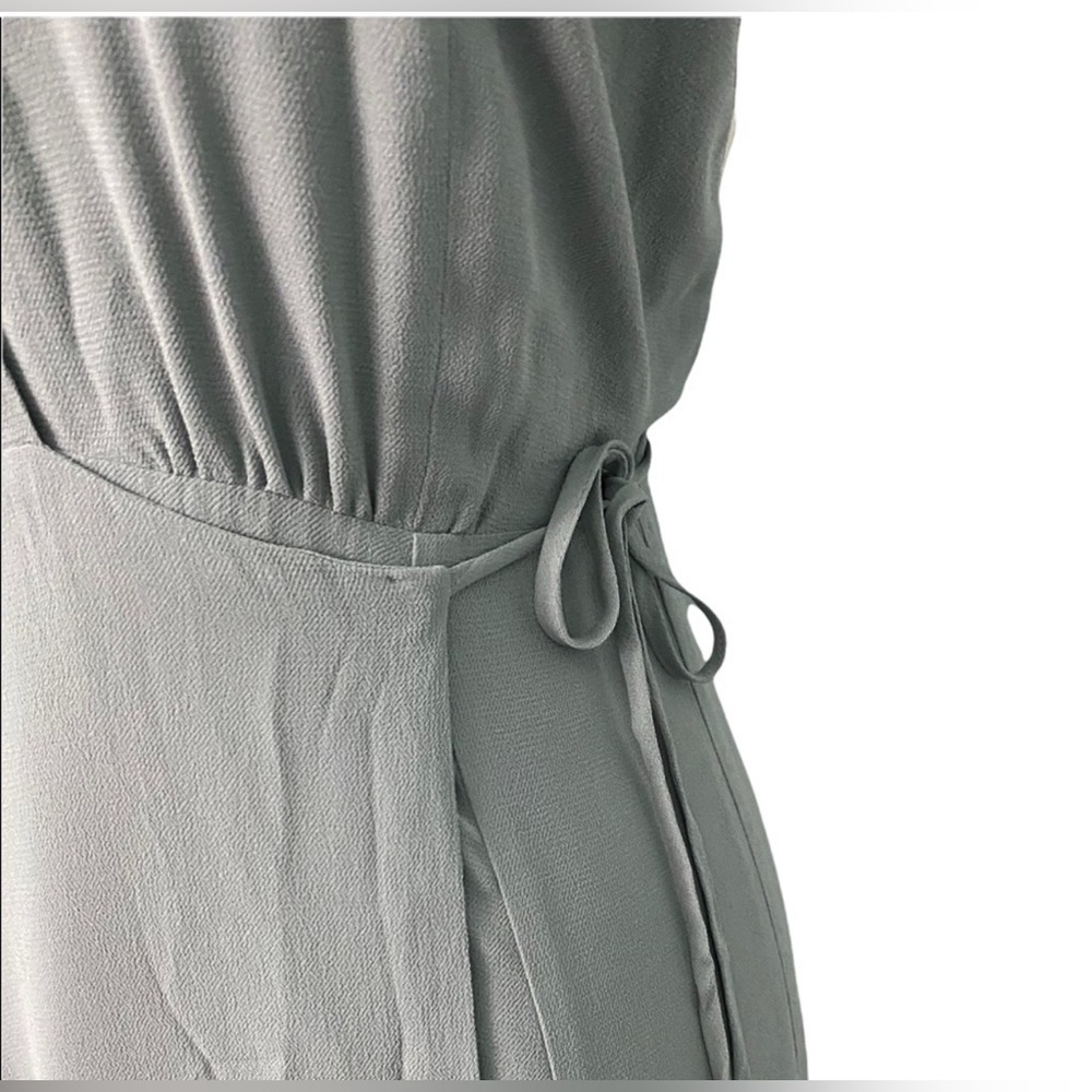 Reformation Elegant Gray Ruffle Maxi Dress - Picture 4 of 7